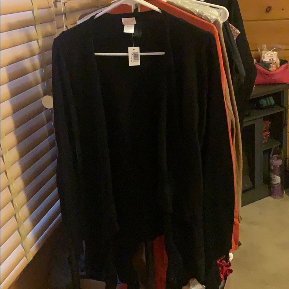 Black cardigans